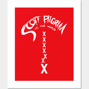 Scott Pilgrim - Seven Evil Exes (White) Posters and Art